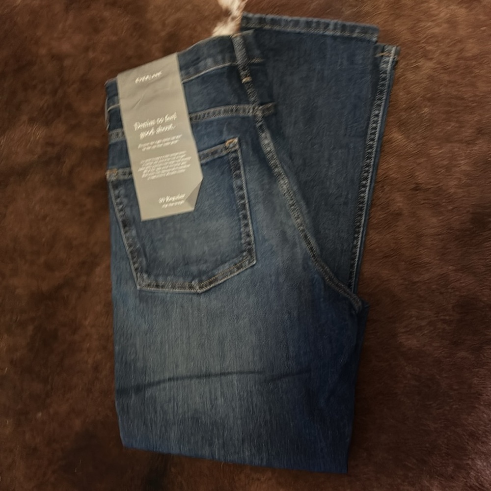 Everlane Women's Straight Leg Jeans - Dark Blue